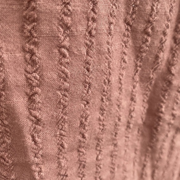 Anthropologie Saturday Sunday | Women's Dusty Rose  Pink Textured sleeveless Top - Picture 3 of 6